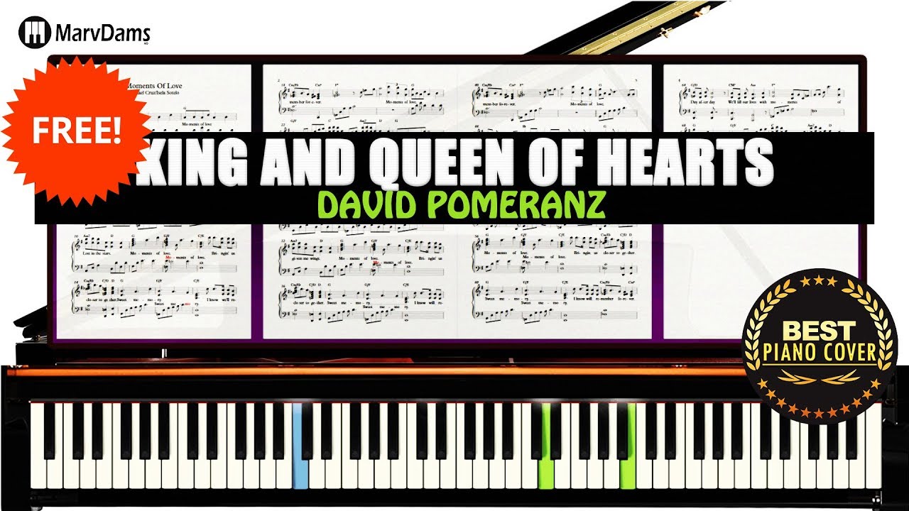 King Queen Of Hearts Piano Cover Instrumental Tutorial Guide