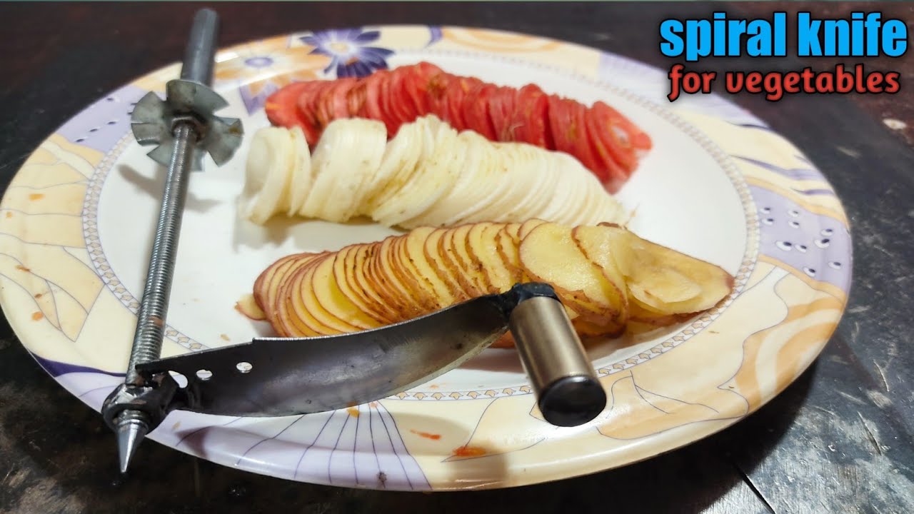 Cucumber Carrot Potato Spiral Knife Spiral Slicer Blade Cut - Temu