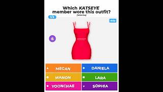how many did you guess? 😸 guess the KATSEYE member by the outfit! (Wild Era) #kahoot