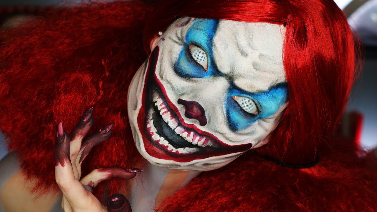 Until Dawn Clown Makeup Tutorial YouTube