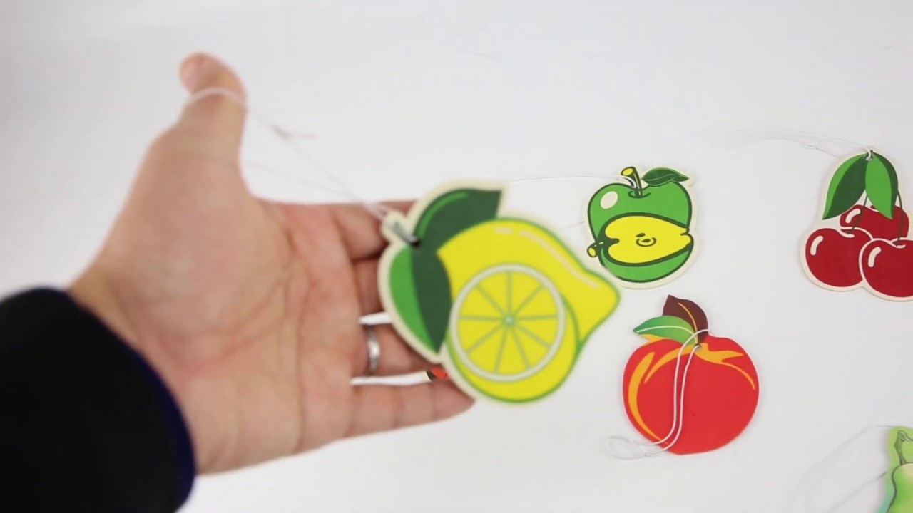 custom fresh fruit car air freshener YouTube