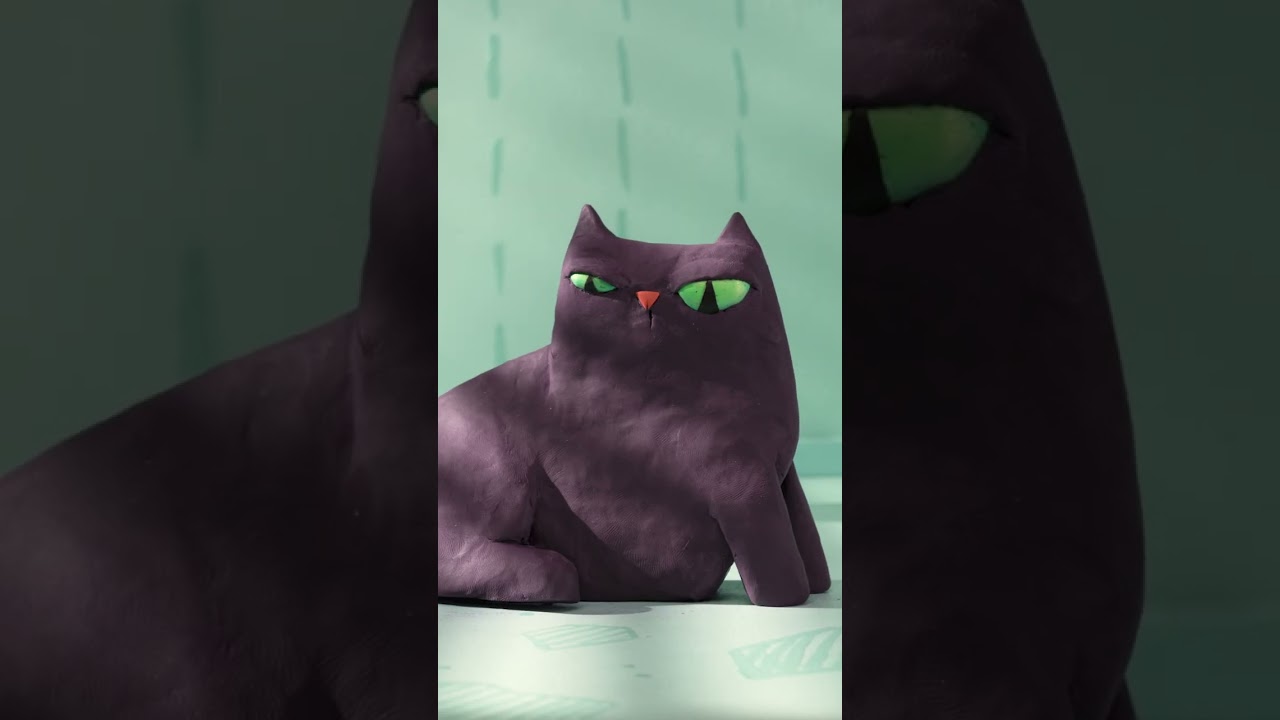 Cat Cleans Itself | Magical Cat | 