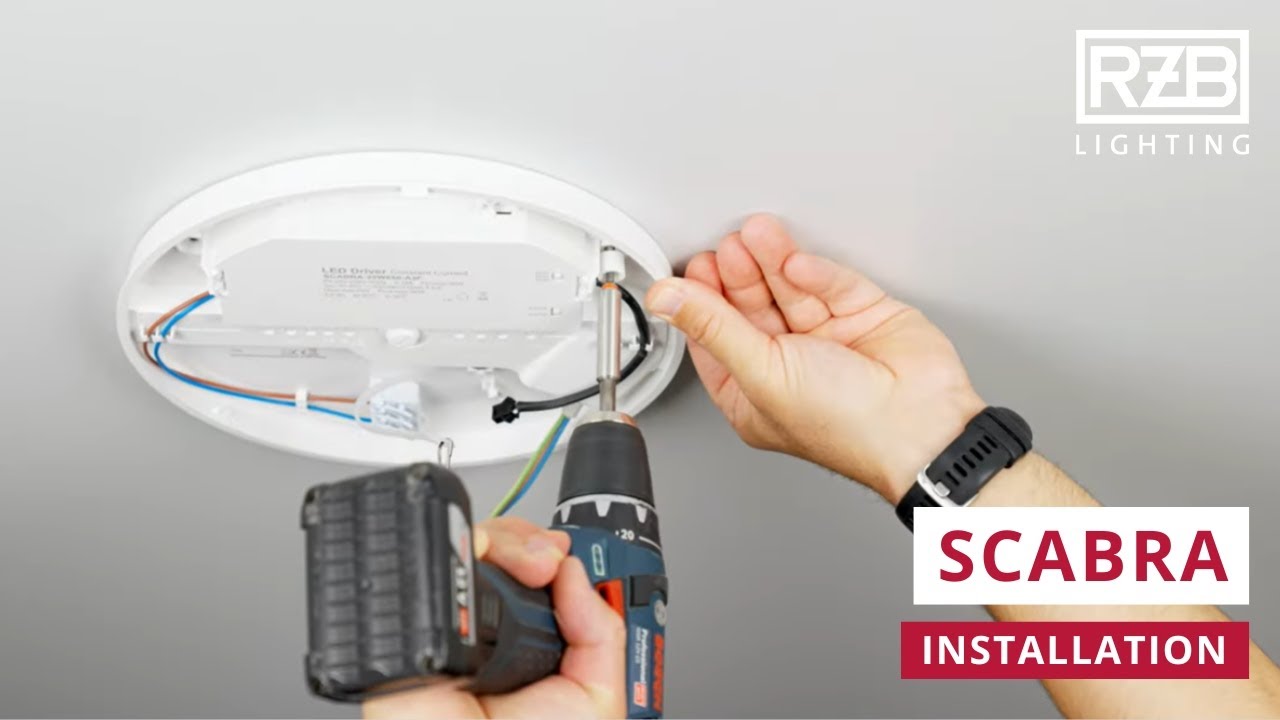 SCABRA: Installation | Ceiling and wall luminaire