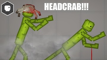 HL2 Headcrab Tutorial in Melon Playground | People Playground | Kselebox
