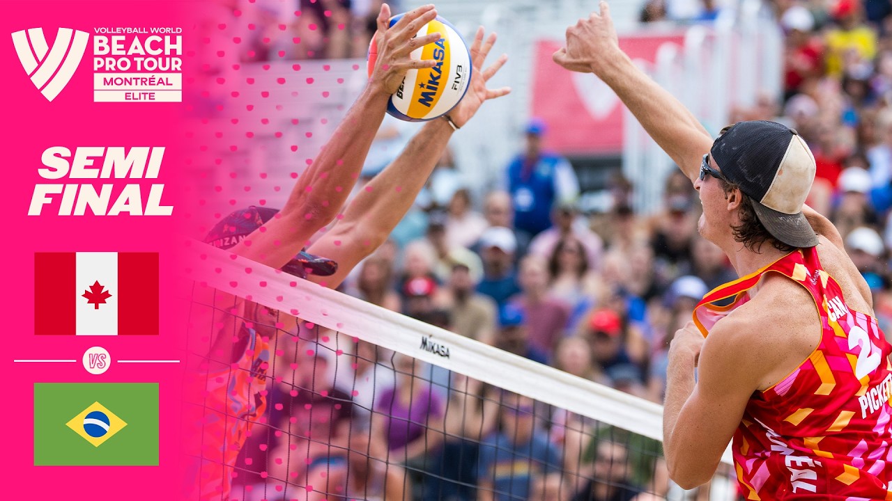 Schachter/Pickett vs. Andre/Renato Semi Final Highlights | Montréal 2026 #BeachProTour