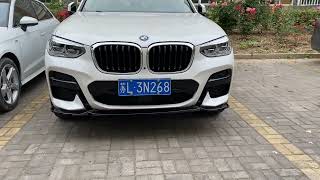 Zst-349 Amp-Z Front Bumper Lip Spiltter For X3 G02 2018-2021