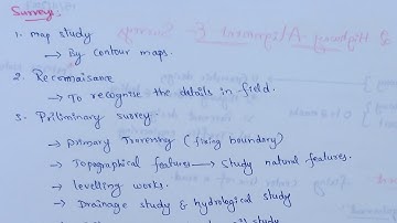 Survey | Engineering survey for highway alignment | Highway alignment | Alignment