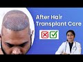 How to take care after hair transplant surgery 