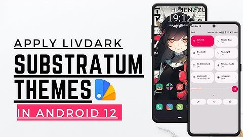 Apply Liv Dark Substratum Theme In Any Android 12 Phone | Liv Dark Substratum For Any Android