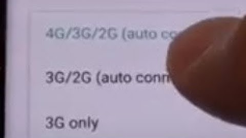Samsung Galaxy S8: How to Set Network Mode to 4G/3G/2G