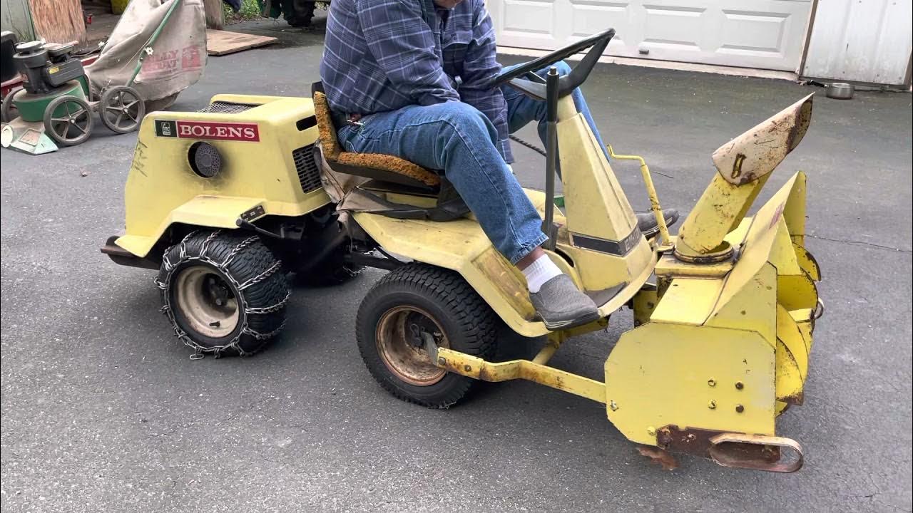 EK10 Bolens Estate Keeper Driving YouTube