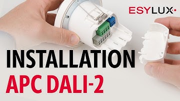 Enkel installation av APC-närvarodetektorer för DALI-2 I montering och installation