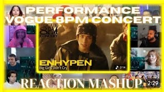 (ENHYPEN) ‘Big Girls Don′t Cry’ Performance | REACTION MASHUP
