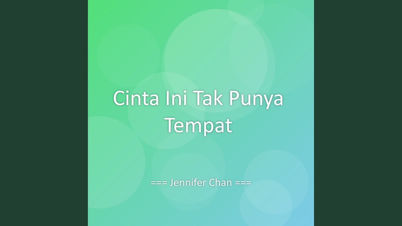 Cinta Ini Tak Punya Tempat
