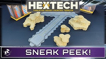 Sneak Peek! HEXTECH Roads and Hills from Gale Force Nine | BattleTech Unboxing and Review