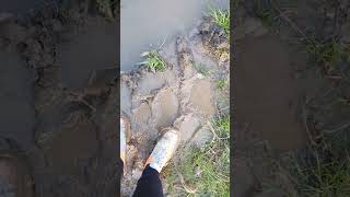 Mudding my Nike Free Run 4.0
