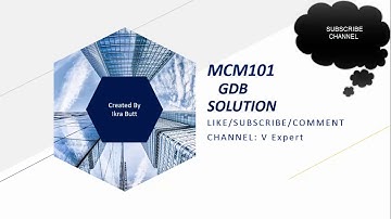 MCM101- Introduction To Mass Communication GDB Solution Winter Fall 2019