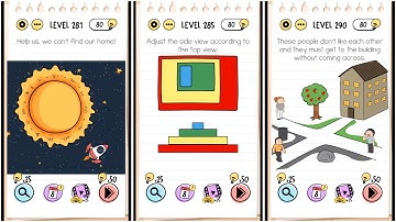Brain Test: Tricky Puzzles - Levels 281-290 Walkthrough Gameplay