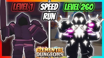 Noob To Pro In Elemental Dungeons Speedrun