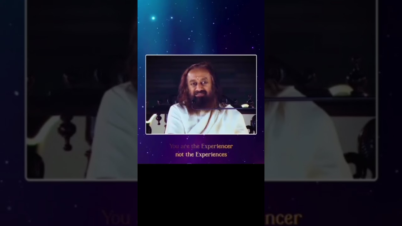 The way to know me is to know yourself//Gurudev Sri Sri Ravishankar ji//