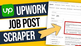 How To Scrape Jobs From Upwork (Step By Step)