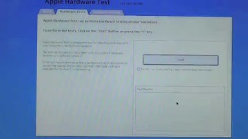 How to run Apple Hardware Test on a Mac built 2010 or older