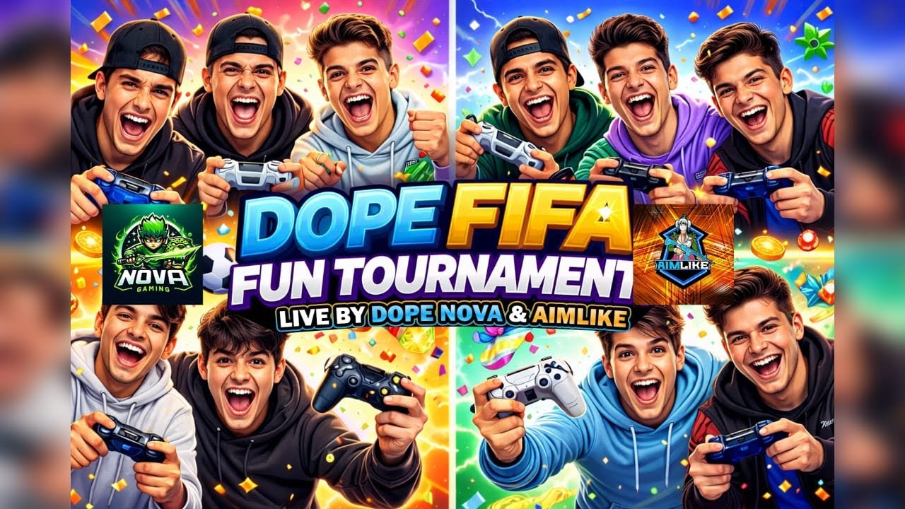 DOPE FIFA FUN TOURNAMENT (8 PLAYERS) || 