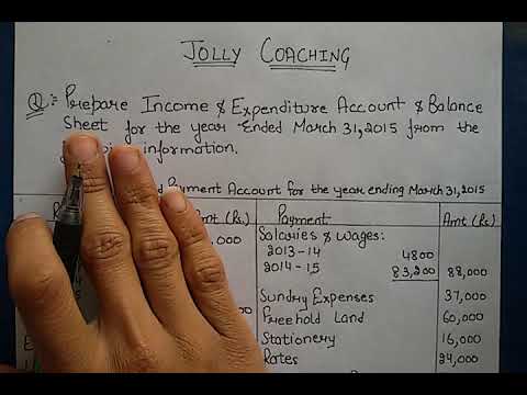 2 accounting for non profit organisation not in hindi by jolly coaching youtube new balance sheet format 2017 excel sample of trial