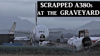 First SCRAPPED A380s at French Airplane GRAVEYARD !!