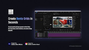 Introductie Bento Generator Pro - Maak Bento-rasters in seconden (plug-in voor After Effects)