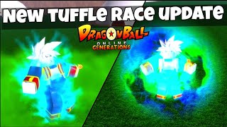 New Tuffle Race Update - Unlocking Lvl 100 Fury Form | Dragon Ball Online Generations