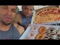 Epic Cheat Meal Pizza & Donuts 1500 Calories @Hodgetwins