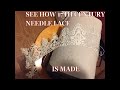 NEEDLE LACE DEMO: How to make needle lace ASMR-style video