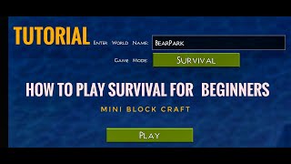 How to play Survival Mini block craft screenshot 5