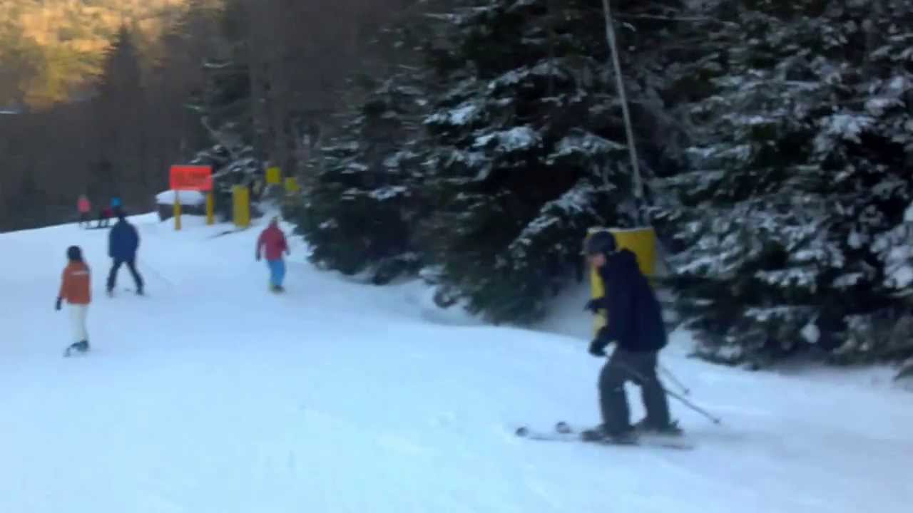 Skiing at Snowshoe Ski Resort, WV, 11/30/13 YouTube