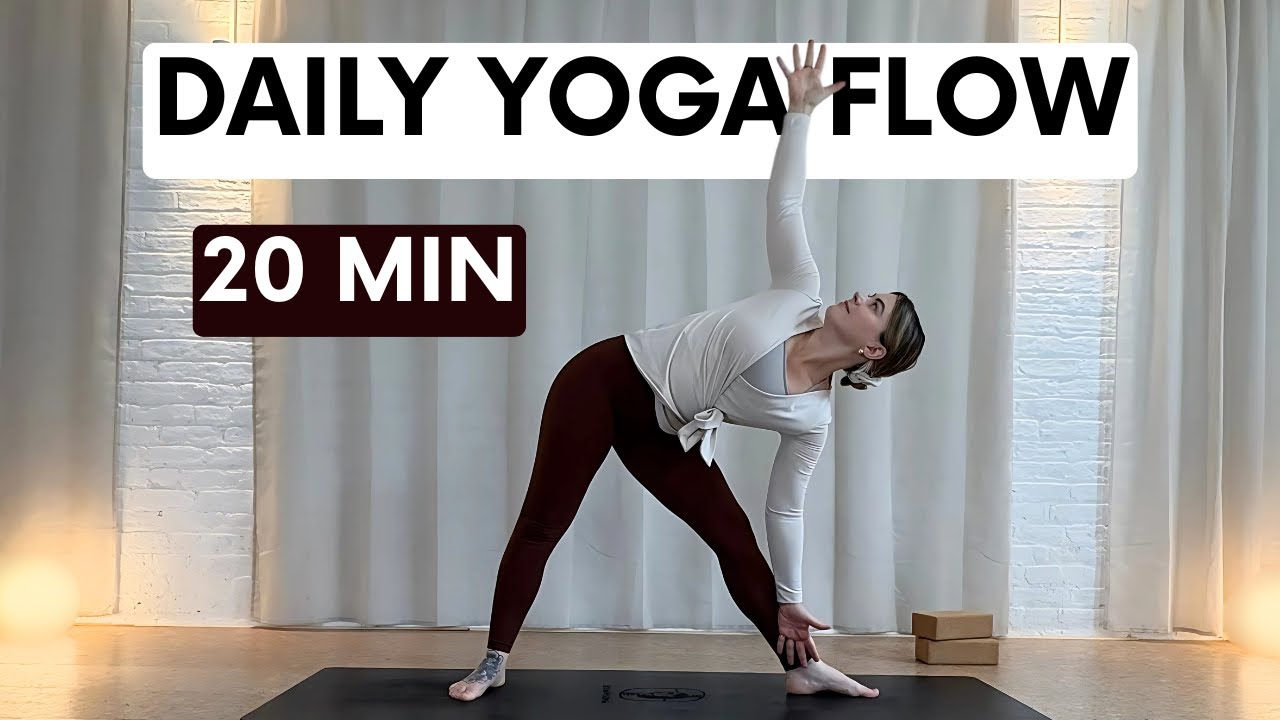 20 Min Daily Yoga Flow | Full Body Yoga For All Levels - YouTube