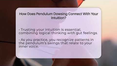 How Does Pendulum Dowsing Connect With Your Intuition? - Spiritual Universe Unlocked