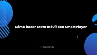 Cómo hacer texto móvil con SmartPlayer screenshot 5