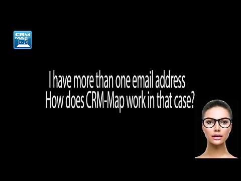 CRM-Map Tool: How to work with multiple email addresses using CRM-Map?