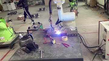 RobotAnno 6 axis Welding robot arm for mug welding