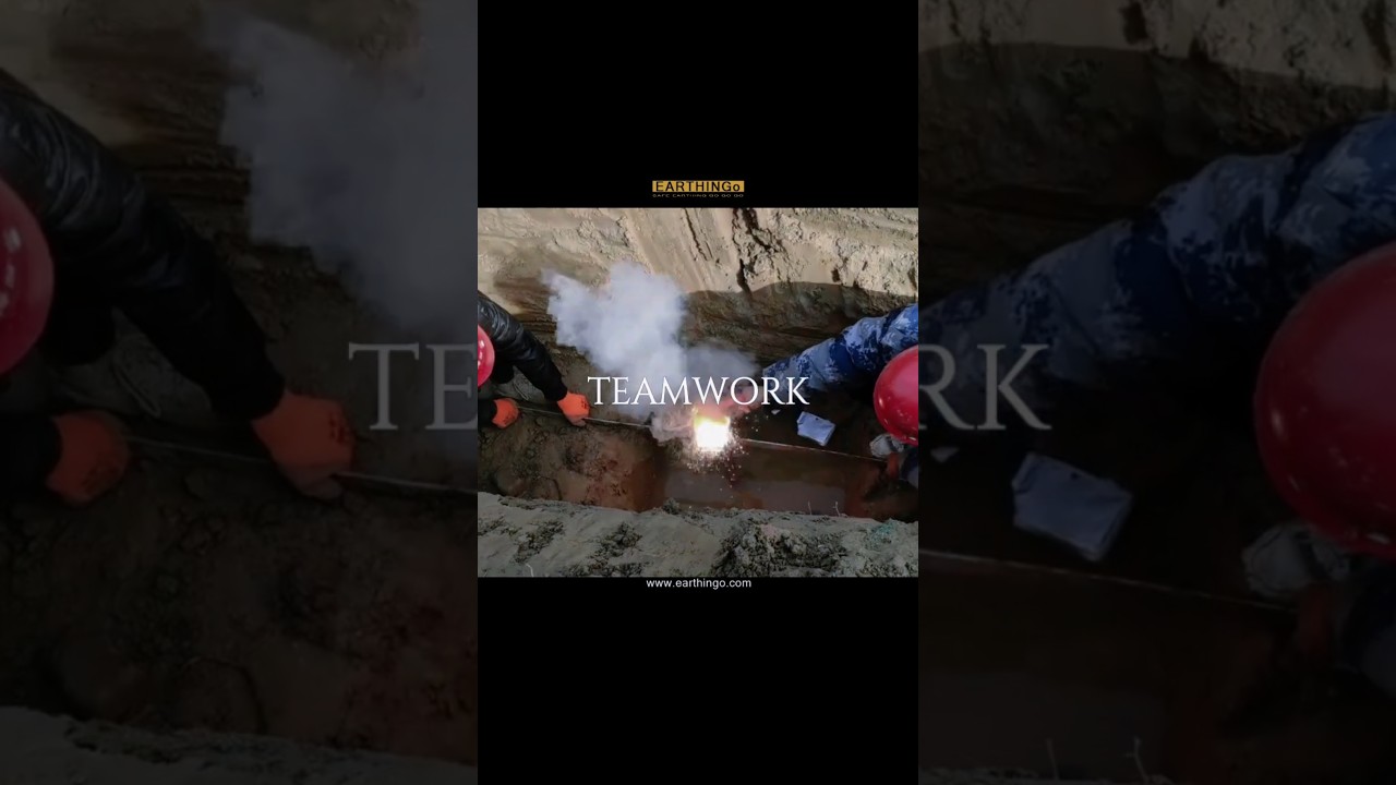 Teamwork on Cadwelding Job 