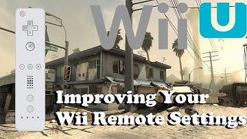 BEST Wii Remote Settings/Sensitivity "Call of Duty: Ghosts Wii U" (Camera Speeds, Reticles, & More!)