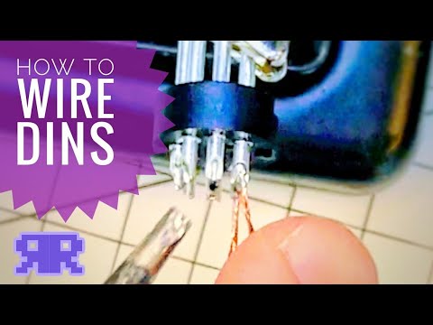 How To Solder DIN Plugs - Commodore 64 Power Supply