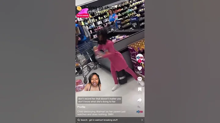LITTLE GIRL DESTROYS WALMART WHILE ADULTS STANDBY