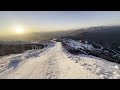 Skiers hit the slopes at dawn as late snow extends season