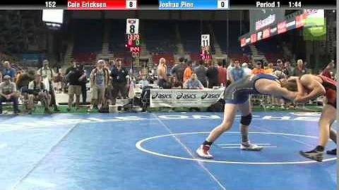 152 Cole Erickson vs. Joshua Pine