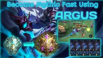 Road to Mythic using Argus | Part 7 | Legend 1 | MLBB