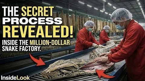 Inside the Snake-Leather Factory: From Python Skin to Luxury Jacket (Full Process) 