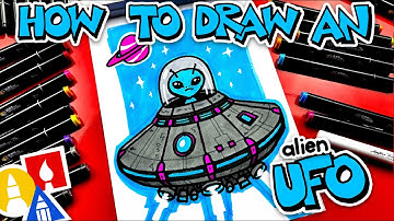 How To Draw A Cool Alien UFO