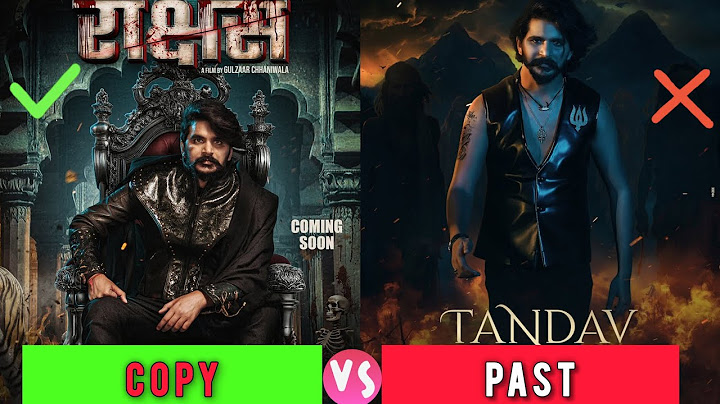 GULZAAR CHHANIWALA: TANDAV SONG COPY FROM RAAKSHAS SONG
